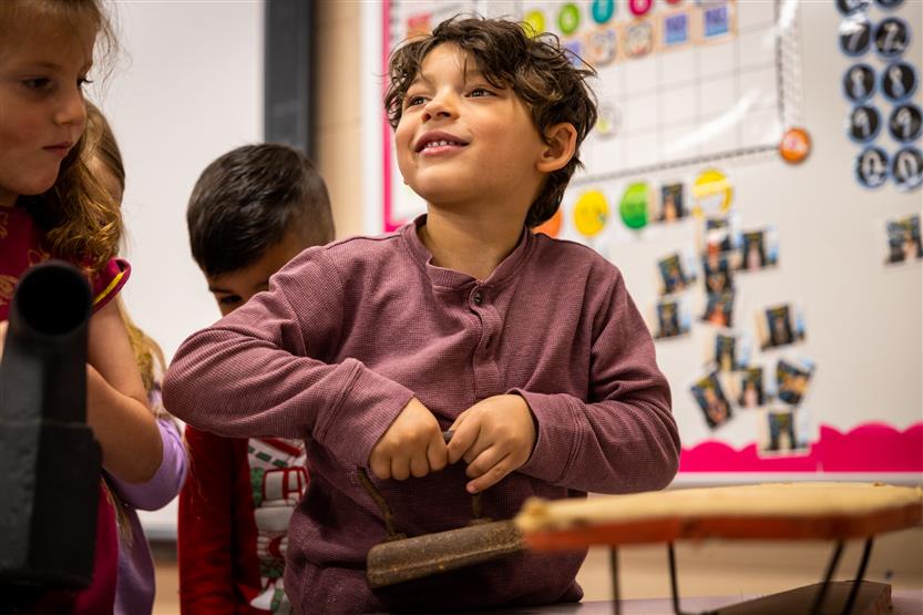 Heritage Elementary kindergartners explore history